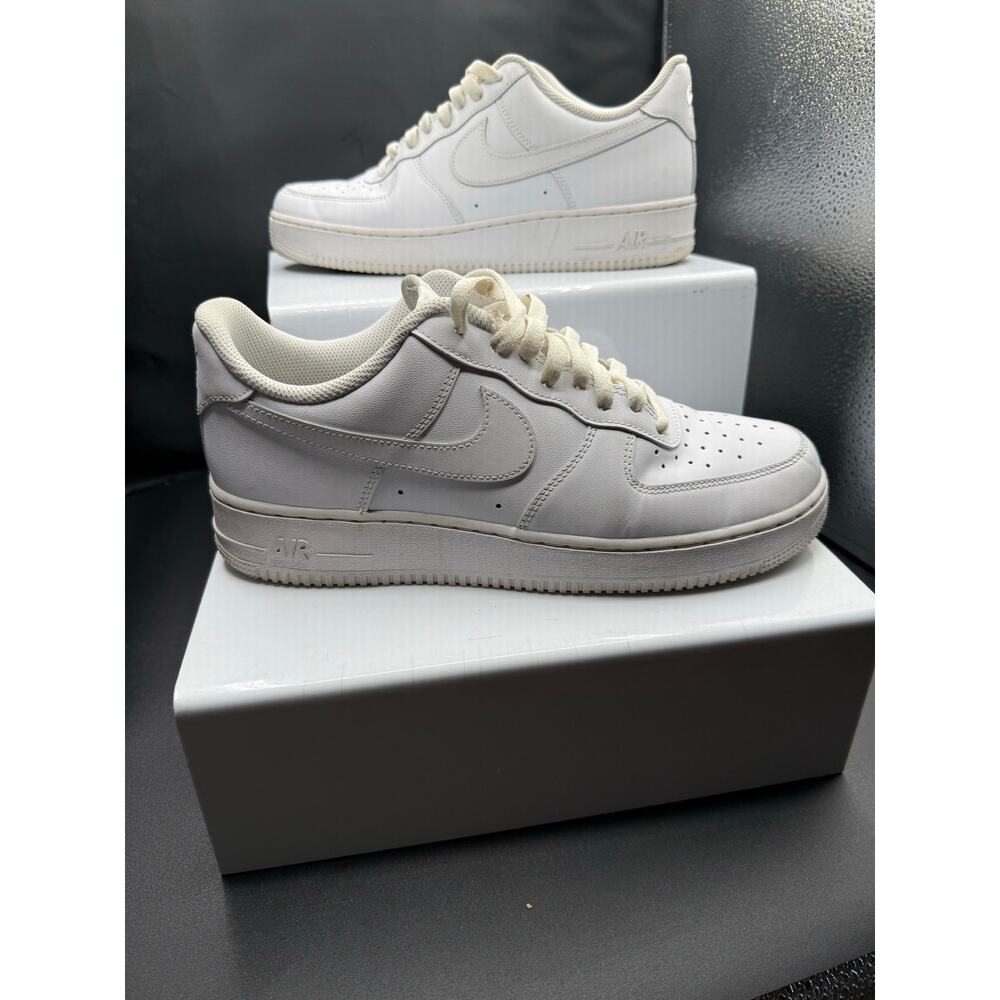 Nike Air Force 1 Sneakers - White - Size 10.5M